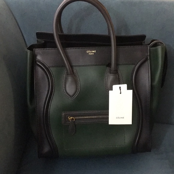 Celine tricolor Mini Luggage Tote w/organizer - Picture 12 of 16